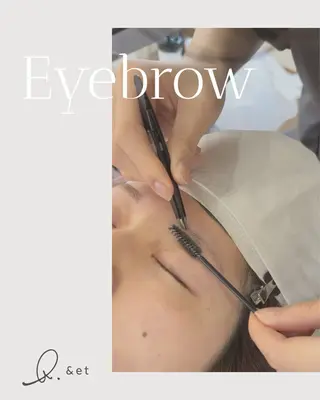 アイブロウ &et所属・&et🌿‬ プライベートサロンの眉毛・アイブロウイメージ