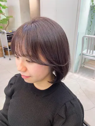 ショート カラー 岡野 静華のヘアスタイル