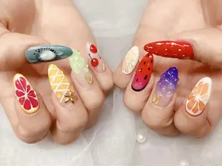 ネイル 長さだし専門店 M2　rikaのネイルデザイン