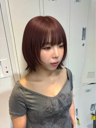 ショート カラー 韓国レイヤー/カラー 🐈‍⬛💗miyuのヘアスタイル