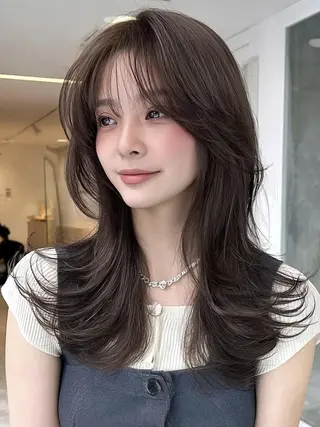 ミディアム 松井 美祐宇のヘアスタイル