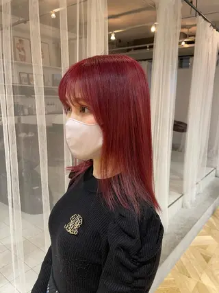 カラー ボブ/レイヤー /河内温太のヘアスタイル