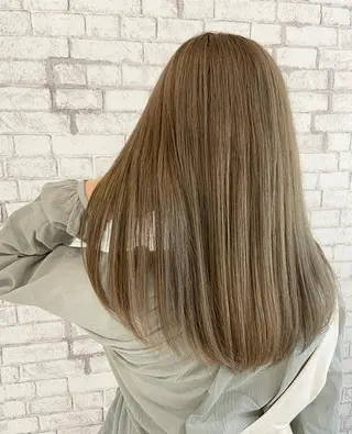 カラー 透明感カラー 松田晃代のヘアスタイル