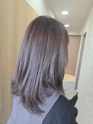 ミディアム カラー 🫧高濃度水素カラー ✂️鈴木 直人のヘアスタイル