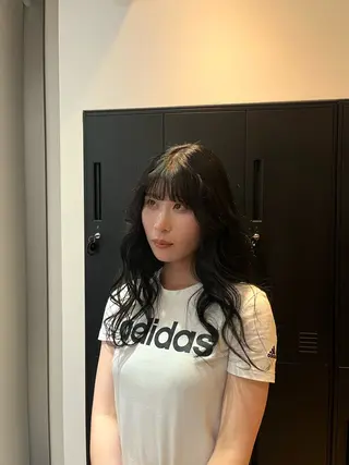 ロング カラー 今井 香奈恵のヘアスタイル