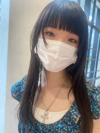 ロング 増井 彩乃のヘアスタイル