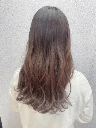 ロング カラー ケアブリーチ /髪質 改善/古橋圭史郎のヘアスタイル