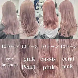 ロング カラー ヘアアレンジ ハイトーン艶カラー 🤍ゆうひのヘアスタイル