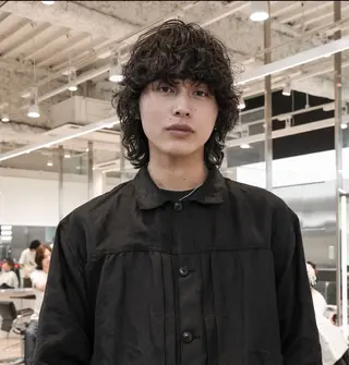 ミディアム パーマ 【fifth】渡部 永遠のヘアスタイル