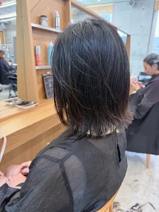 ミディアム 誰よりも丁寧なカット 🍀小林輝のヘアスタイル