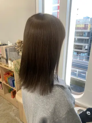 ミディアム カラー ヘアアレンジ ボブ /ニュアンス/ satomi🧸💖のヘアスタイル