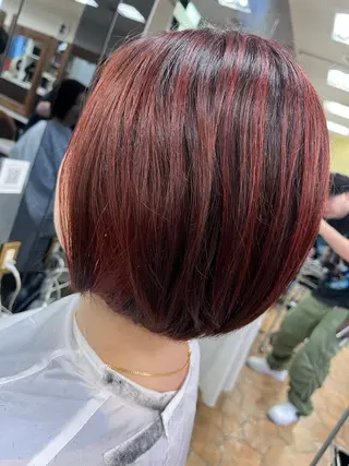 ショート カラー ✨ショート/ボブ 縮毛矯正✨アキラのヘアスタイル