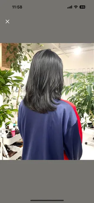 ミディアム カラー ハイレイヤー/ カラー/nanamiのヘアスタイル