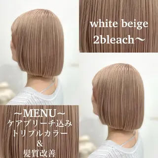 ロング カラー ハイトーン/ダブルカ ラー/RINKA🎀のヘアスタイル