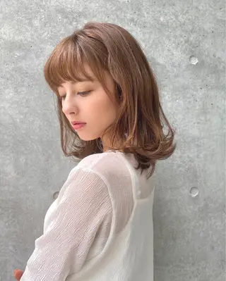 ミディアム 愛されヘア♪ 大森春奈のヘアスタイル