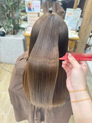 ロング カラー カジタ ナミのヘアスタイル