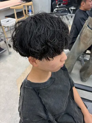 パーマ メンズ 🌀toa/波巻き✨ /メンズパーマ／栄のヘアスタイル