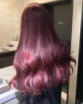 ロング カラー 💗ガーリーヘア🎀 saki💗のヘアスタイル