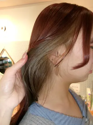 カラー 長谷川 結奈のヘアスタイル