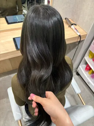 ロング 美髪縮毛矯正/ ケアカラー🍓KAEのヘアスタイル