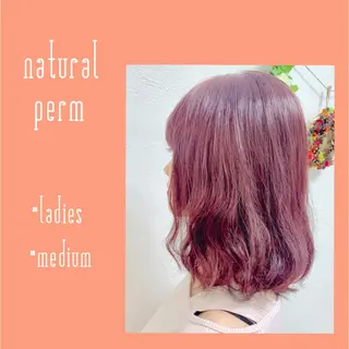 セミロング パーマ 樋笠 知佳のヘアスタイル