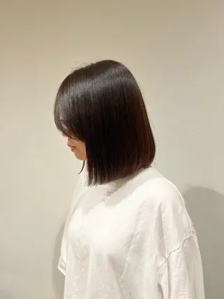 ミディアム 艶髪/髪質改善 【熊野隼人】のヘアスタイル