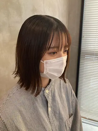 ショート カラー パーマ fifth JINGUMAE所属・波巻きスパイラルパー マ/シャドウパーマ駿のヘアスタイル