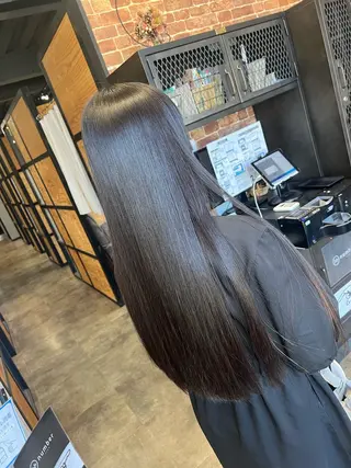 ロング 髪質改善/ ブリーチ/中尾のヘアスタイル