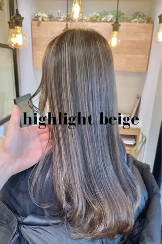 ロング カラー charm《銀座》 ヘアセット/縮毛矯正のヘアスタイル