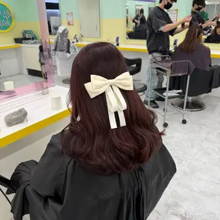 ロング カラー ヘアアレンジ 🎀Girly艶髪カ ラー🎀Harukaのヘアスタイル