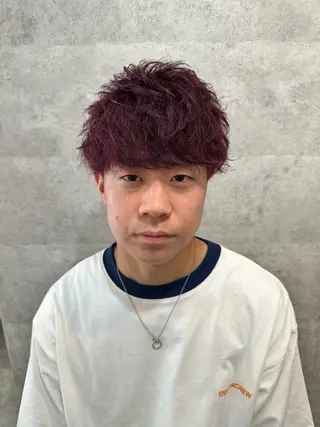 カラー メンズ Bleachi 大宮West所属・鈴木拓也 メンズカットのヘアスタイル