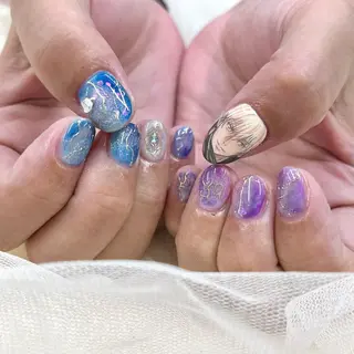 ショート 池袋痛ネイル Nok. 渡辺のネイルデザイン