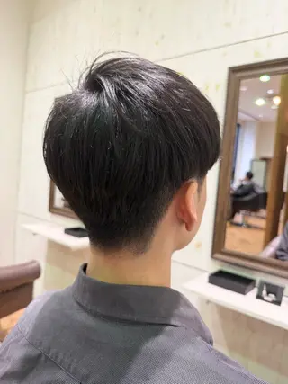 ショート メンズ 溝口 槙里也のヘアスタイル