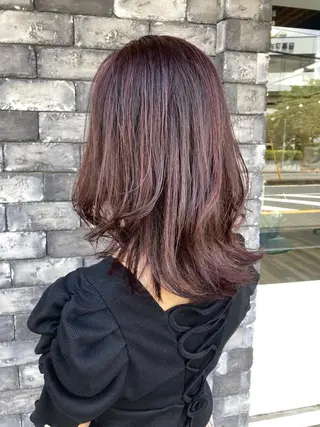 セミロング カラー ✂️似合わせの魔術師 石田一樹✂️のヘアスタイル