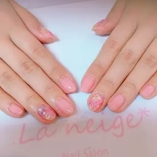 ネイル La neige* yuki 🥯🍑のネイルデザイン