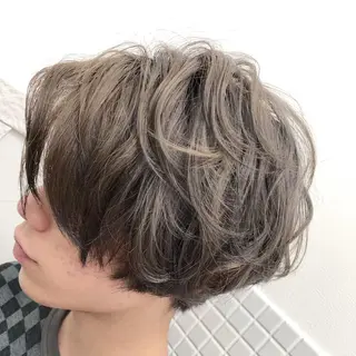 ショート カラー メンズ ショート 嶋津祥希のヘアスタイル