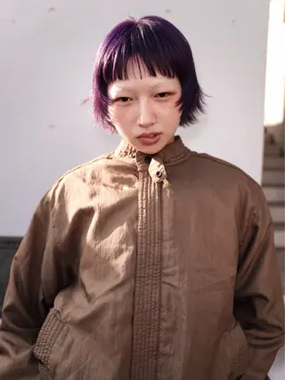 ショート カラー デザイン/レイヤー Kaito🐩/栄のヘアスタイル