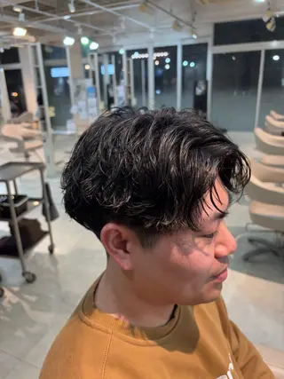 パーマ メンズ 田中 大空のヘアスタイル
