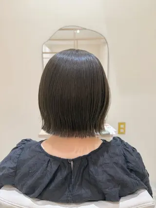 ショート カラー 【ボブ/透明感カラー 】🎀上村美緒🎀のヘアスタイル