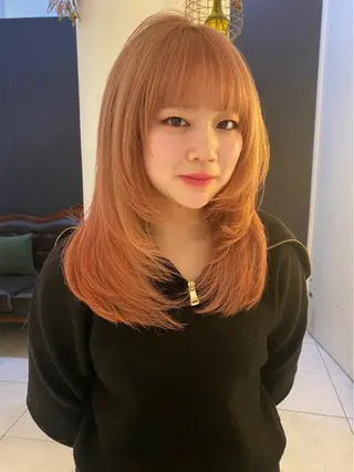 セミロング カラー mai / linoah˚✧のヘアスタイル