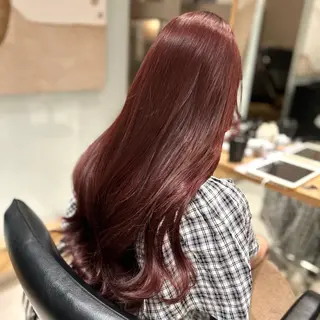 カラー ︎︎🌟韓国艶カラー ︎🌟璃奈 (ﾘﾅ)のヘアスタイル