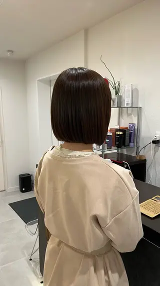 ショート ユナ🎀レイヤー /韓国/ハイトーンのヘアスタイル