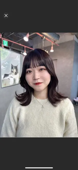 ミディアム ｊｏｕｅｒｍ所属・透明感/グレージュ /韓国レイヤー🪽のヘアスタイル
