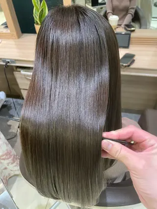 ロング カラー 美髪矯正/髪質改善 /ヨナミネのヘアスタイル