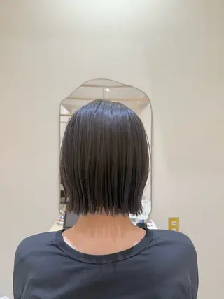 ショート カラー 【ボブ/透明感カラー 】🎀上村美緒🎀のヘアスタイル