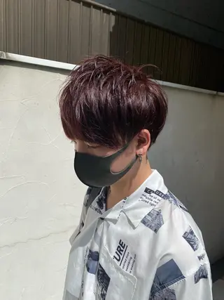 ショート カラー メンズ メンズ特化型美容師 栗山勇人のヘアスタイル
