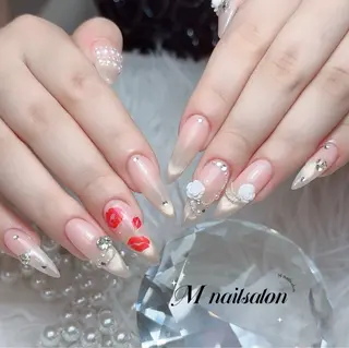 ネイル M🌷nail 長さだし専門店のネイルデザイン