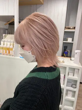 ミディアム カラー 深夜帯！説明文必読 Oahu iwataのヘアスタイル