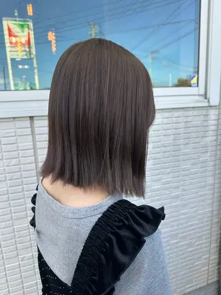 ミディアム カラー 木村 彩花のヘアスタイル