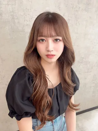 ロング KAEDE🎀 ジャニオタ美容師のヘアスタイル